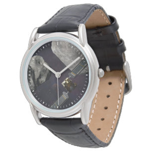 Dart Spacecraft und Liciacube vor der Einwirkung Armbanduhr