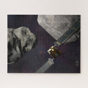 Dart Spacecraft und Liciacube vor der Einwirkung Puzzle