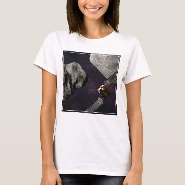 Dart Spacecraft und Liciacube vor der Einwirkung T-Shirt (Vorderseite)