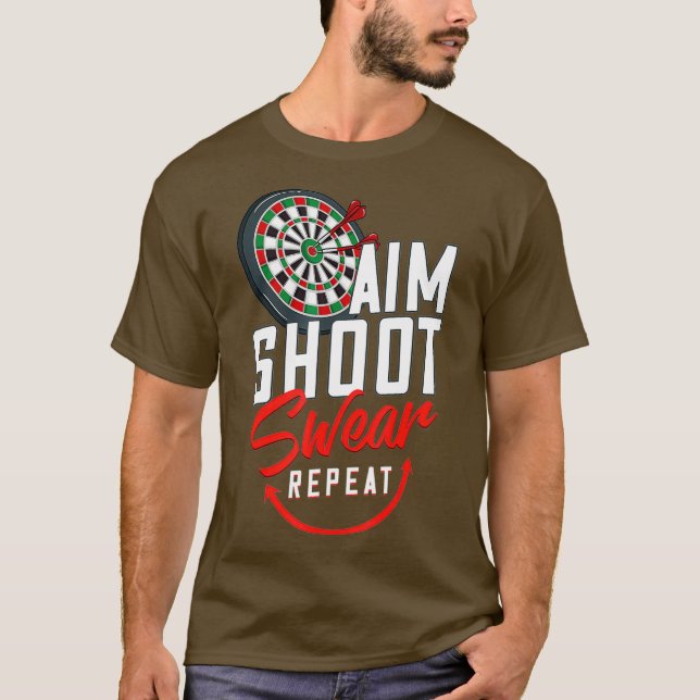 Dart Team Gift Funny Dart Player _14 T-Shirt (Vorderseite)