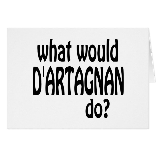 D'Artagnan (Vorderseite (Horizontal))