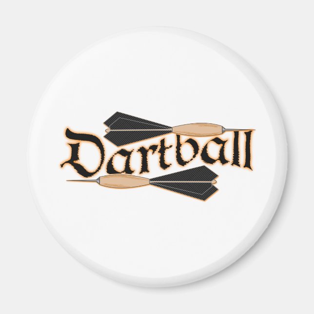 Dartball Darts Magnet (Vorne)