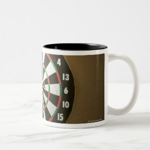 Dartboard 3 zweifarbige tasse