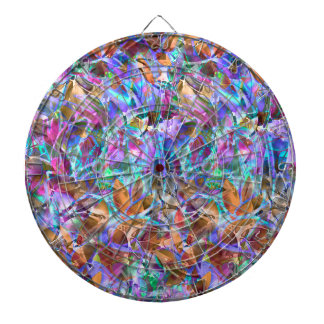 Dartboard Abstraktes Hartglas Dartscheibe