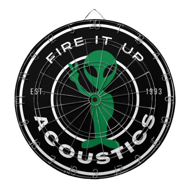 Dartboard - Acoustics Peace Alien Dartscheibe (vorne)