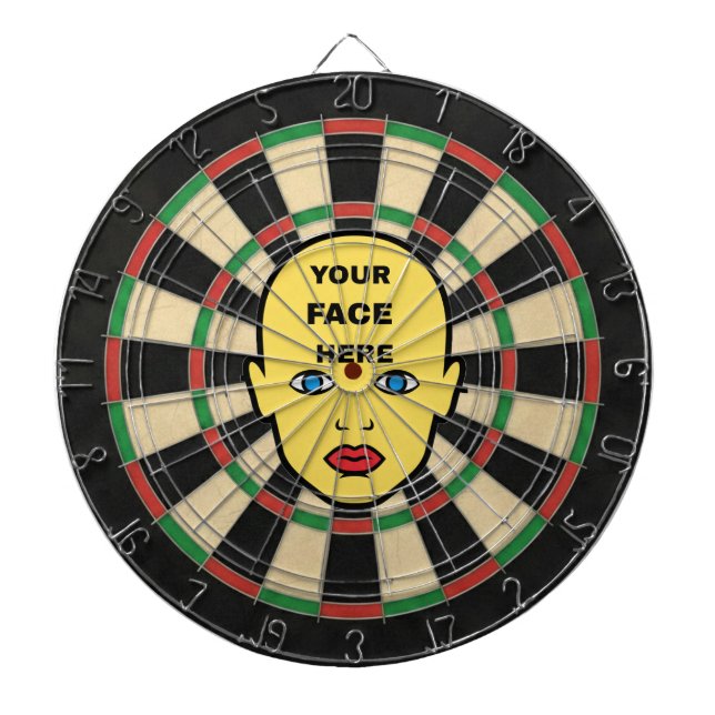  Dartboard auf Ihr Gesicht Hier  Dartscheibe (vorne)