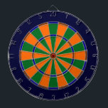 Dartboard aus blauem, grünem, braunem und orangefa dartscheibe<br><div class="desc">Das Dartboard aus blauem,  grünem,  braunem und orangefarbenem Metallkäfig wird Ihrer Männerhöhle stundenlang Spaß machen. Das kann aber für jeden in der Familie genutzt werden. Die Farben Rot,  Braun,  Blau,  Gold und vieles mehr sind in majestätischen Farben gehalten.</div>