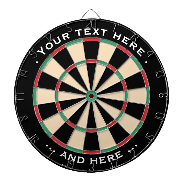 Dartboard Classic-Geschenk für benutzerdefinierten Dartscheibe (vorne)
