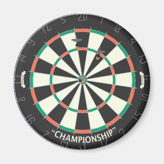 Dartboard & Darts: 3D-Modell: Magnet