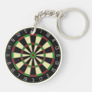 Dartboard - Dartsspieler-Schlüsselanhänger Schlüsselanhänger