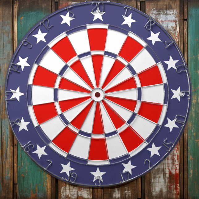 Dartboard der amerikanischen Flaggen Dartscheibe (Von Creator hochgeladen)