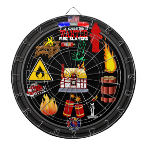 Dartboard der Feuerwehr Dartscheibe