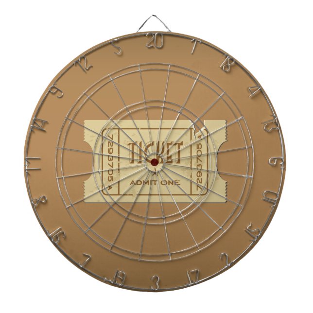 Dartboard des Kartenmetall Dartscheibe (vorne)