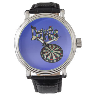 Dartboard-Design für Blue Darts, Armbanduhr
