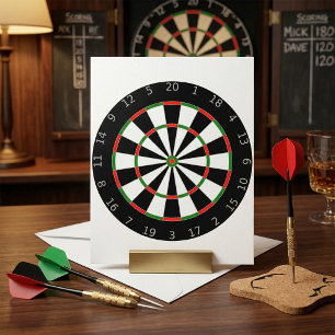 Dartboard-Einladungen Einladung