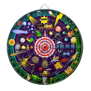 Dartboard für MultiTarget-Karnevalspiele Dartscheibe