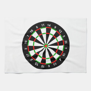 Dartboard Geschirrtuch