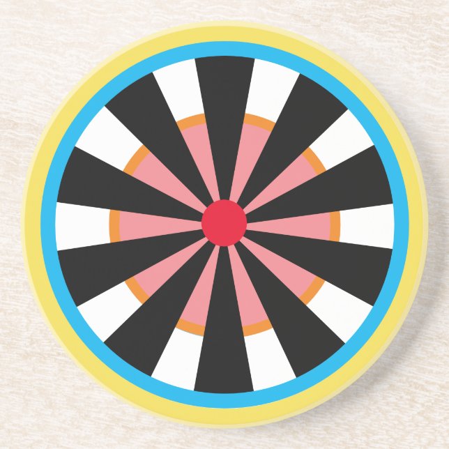 Dartboard Getränkeuntersetzer (Vorne)