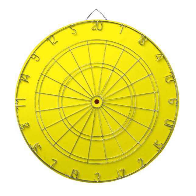 Dartboard Happy Yellow Dartscheibe (vorne)