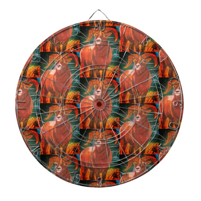Dartboard HIRSCH Dartscheibe (vorne)