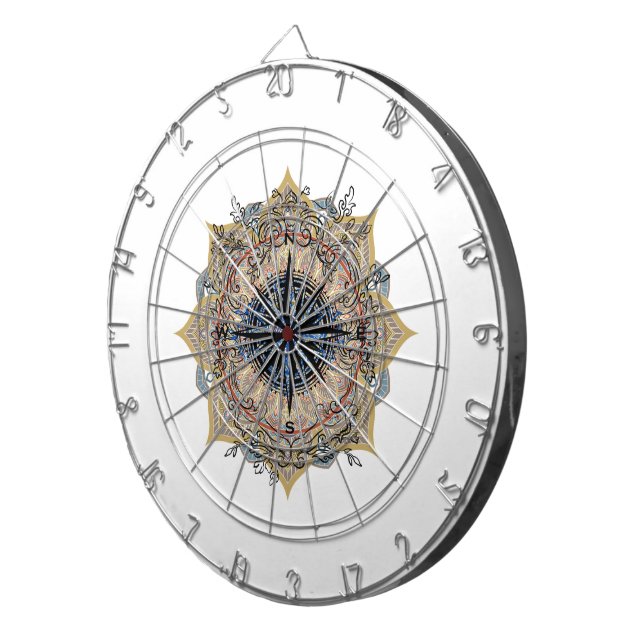 Dartboard historisches türkisches Motiv Dartscheibe (Vorderseite rechts)