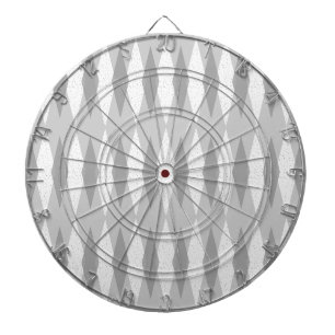 Dartboard im Mid-Century-Modern-Stil mit grauem Ar Dartscheibe