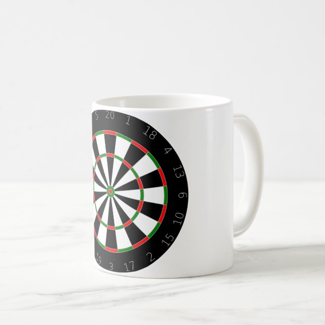 Dartboard Kaffeetasse (VorderseiteRechts)