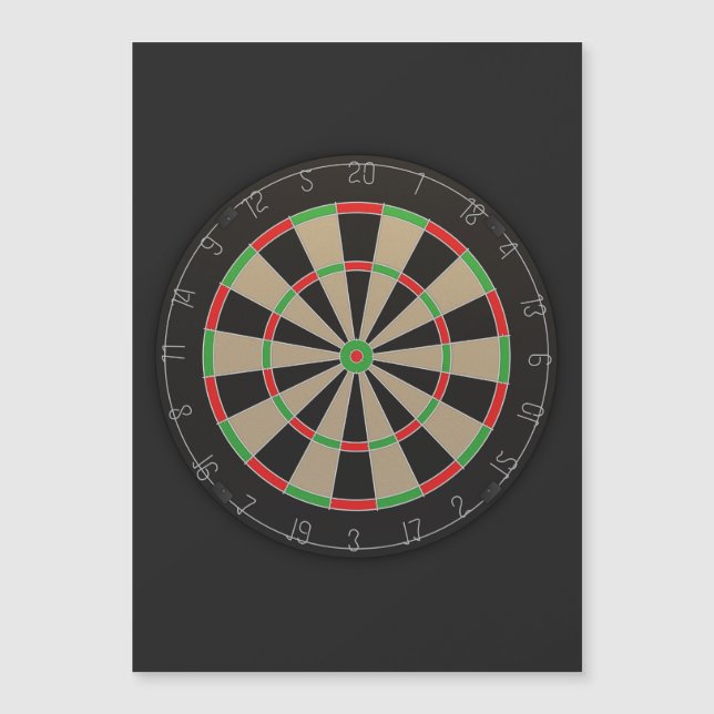 Dartboard Lover 🎯 😍 Darts Magnetkarte (Vorderseite)