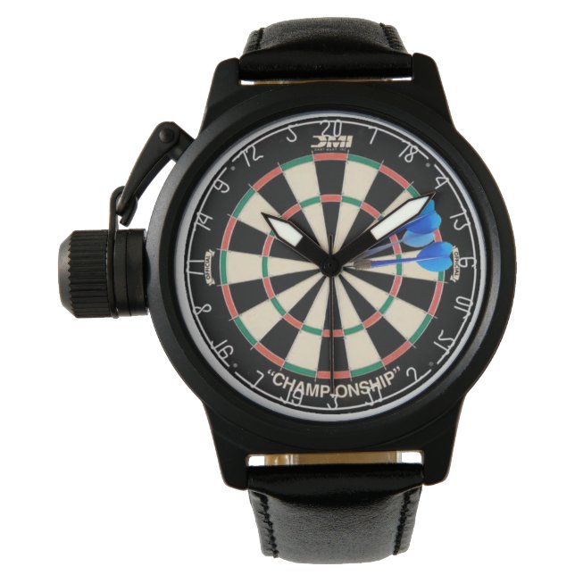 DARTBOARD MENS WATCH ARMBANDUHR (Vorderseite)