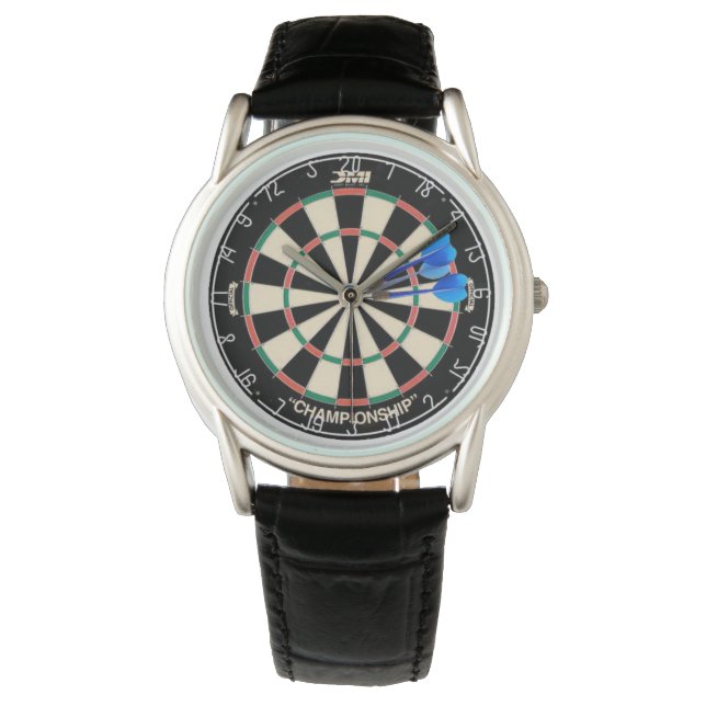 DARTBOARD MENS WATCH ARMBANDUHR (Vorderseite)
