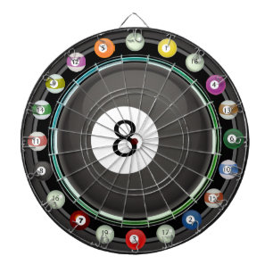 Dartboard mit 20 Zählen für 8-Ball-Multi-Target Dartscheibe