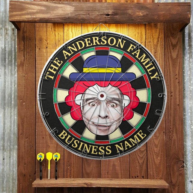 Dartboard mit benutzerdefiniertem Text und Foto Dartscheibe (Von Creator hochgeladen)