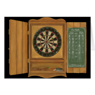 Dartboard mit dem Kricket-Zählen