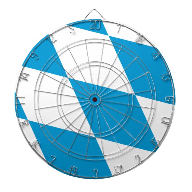Dartboard mit der Flagge Bayerns, Deutschland Dartscheibe (vorne)