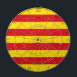 Dartboard mit der Flagge Kataloniens, Spanien Dartscheibe<br><div class="desc">Fügen Sie Ihrem Spielzimmer eine Touch katalanischen Stolzes mit unserem exklusiven Dartboard mit der Flagge Kataloniens hinzu! Dieses mit viel Liebe zum Detail gestaltete Dartboard ist mehr als nur eine lustige Zeitreise - es ist eine Hommage an Kataloniens reiches Erbe und kulturelle Identität. Das symbolträchtige Senyera-Design wird kühn dargestellt und...</div>