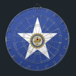 Dartboard mit Flag in Houston City, USA Dartscheibe<br><div class="desc">Fügen Sie Ihrem Spielzimmer eine Touch Houston Stolz mit unserem exklusiven Dartboard mit der Flagge von Houston hinzu! Dieses Dart-Board wurde für Funktionalität und Stil konzipiert und ist mehr als nur ein Spielaccessoire. Es ist eine Feier des Houston-Erbes und eine einzigartige Art, Ihren Stolz auf die Stadt zu zeigen. Das...</div>