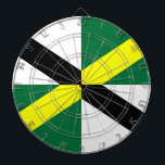 Dartboard mit Flag von Monterey City, USA Dartscheibe<br><div class="desc">Zeigen Sie Ihren Monterey-Stolz mit unserem Dartboard mit der Fahne von Monterey! Dieses einzigartige Dartboard zeigt das ikonische Design der Monterey Fahne und hebt die markanten Farben und Muster hervor, die die Region repräsentieren. Es ist eine stilvolle und unterhaltsame Art, Montereys Erbe zu feiern, während Sie Ihr Lieblingsspiel genießen. Dieser...</div>