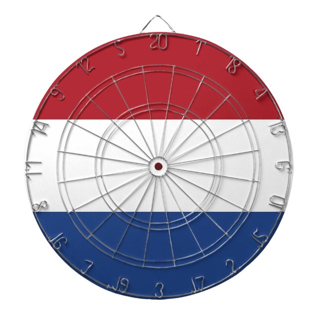 Dartboard mit Flagge der Niederlande Dartscheibe (vorne)