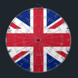 Dartboard mit Flagge des Vereinigten Königreichs Dartscheibe<br><div class="desc">Fügen Sie Ihrem Spielzimmer eine Touch britischen Stolzes mit unserem exklusiven Dartboard mit der Flagge des Vereinigten Königreichs hinzu! Dieses mit viel Liebe zum Detail gestaltete Dartboard ist mehr als nur ein Spielaccessoire; es ist eine Feier des reichen britischen Kulturerbes und des kulturellen Stolzes. Das elegante Design zeigt den berühmten...</div>