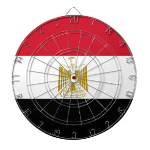 Dartboard mit Flagge in Ägypten Dartscheibe