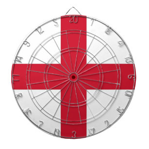 Dartboard mit Flagge von England Dartscheibe