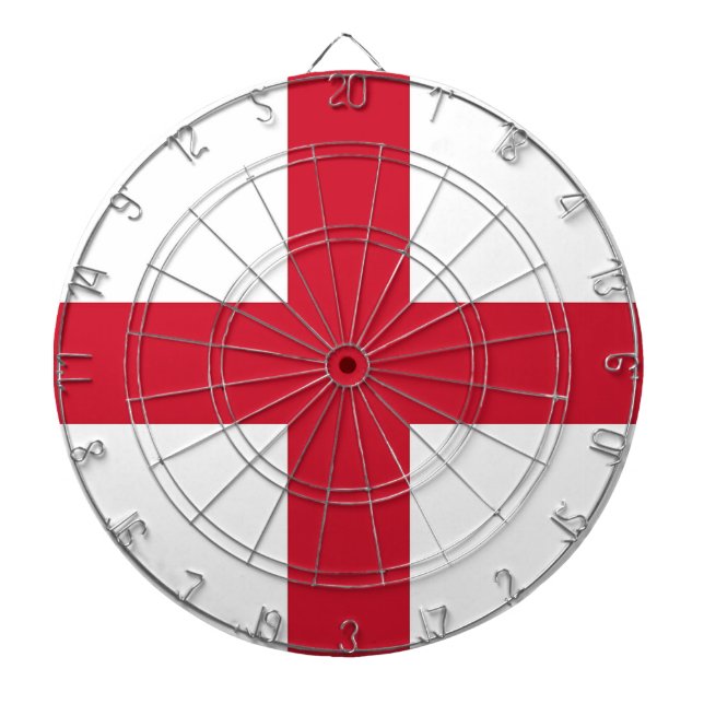Dartboard mit Flagge von England Dartscheibe (vorne)
