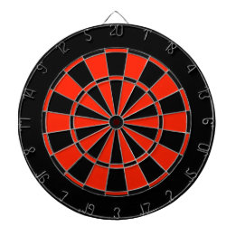 Dartboard mit roter und schwarzer Regulierung Dartscheibe