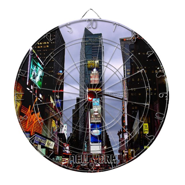 Dartboard New York Times Square Dartscheibe (vorne)