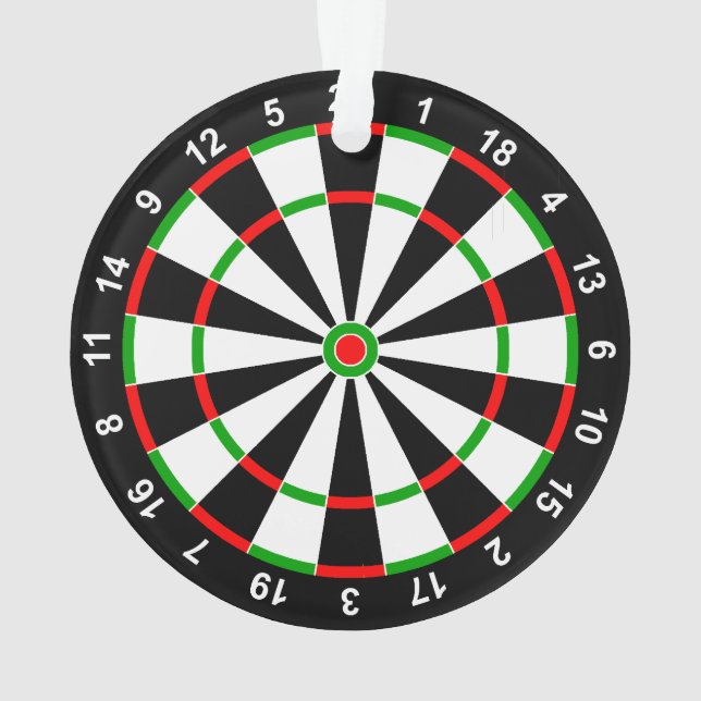 Dartboard Ornament (Rückseite)
