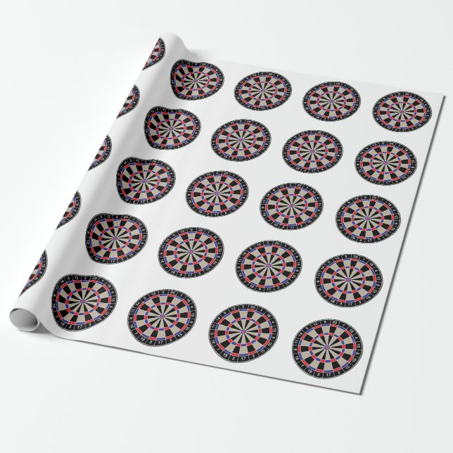 Dartboard-Packpapier Geschenkpapier (Ungerollt)