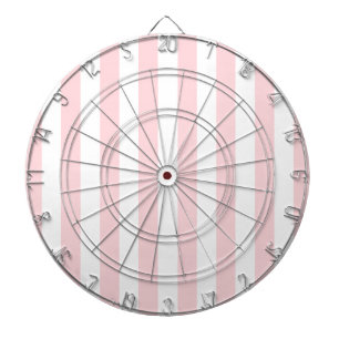 Dartboard Pink White Strip Dartscheibe