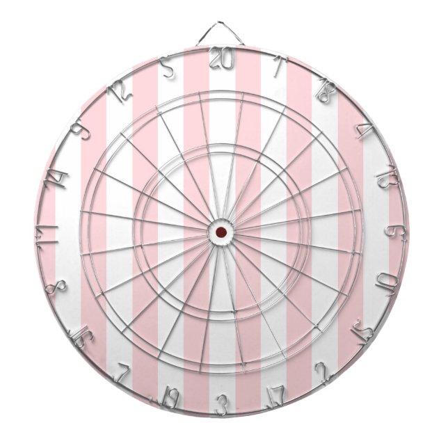 Dartboard Pink White Strip Dartscheibe (vorne)