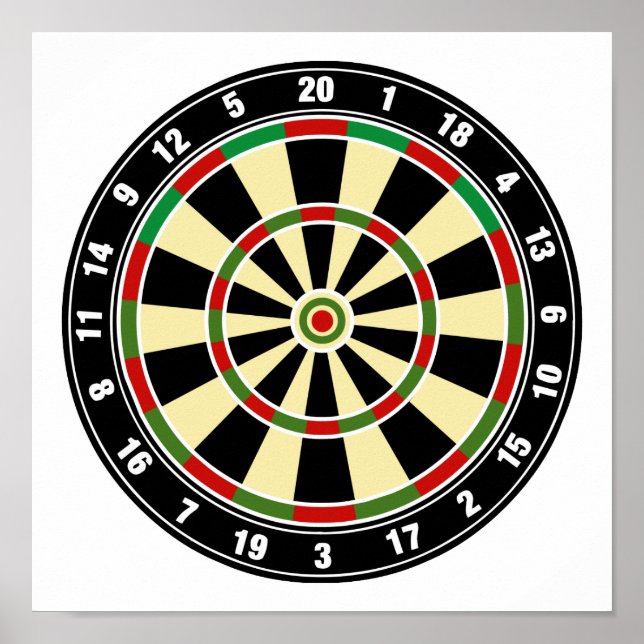 Dartboard Poster (Vorne)