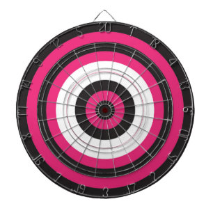 Dartboard/Rosa und Schwarz Dartscheibe
